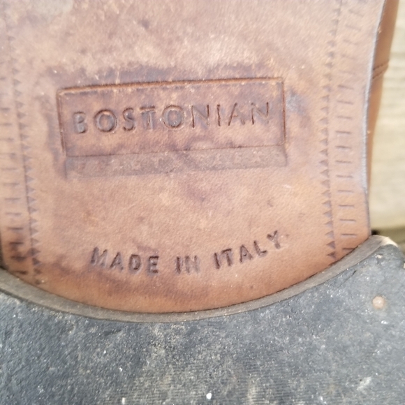 Vintage Bostonian Florentino Brown Leather Fringe Tasseled Moc Toe Loafers 11 - Picture 8 of 10